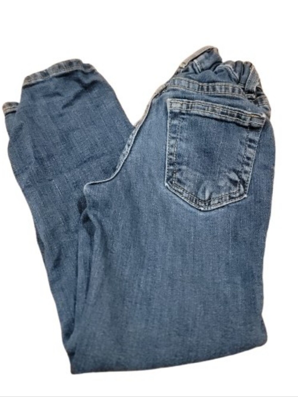 Sonoma Zip Up Play Jeans Boys 5 Straight  Leg Blue‎ Denim Adjustable Waist Pants